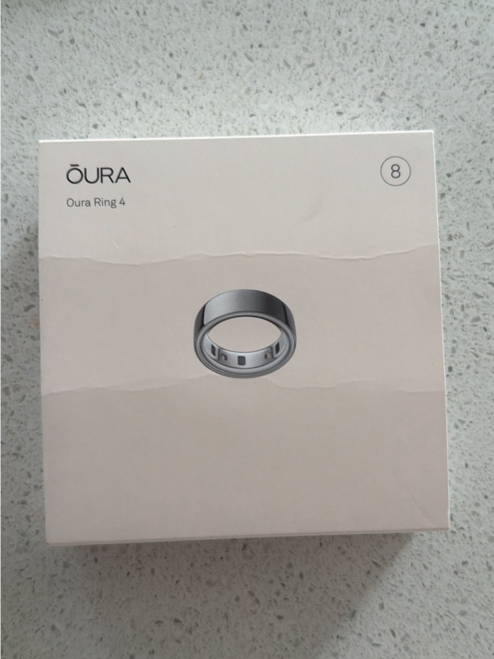 Oura Ring 4 Smart Ring - Silver